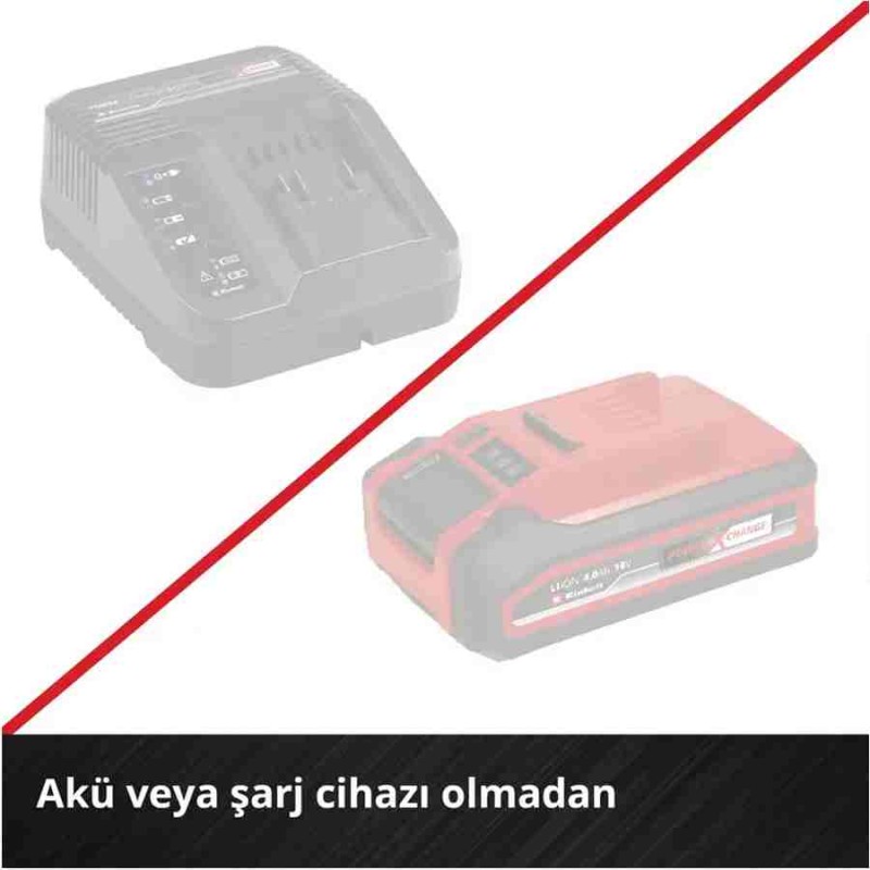 Einhell GE HH 18/45 Li T Solo Akü Hariç Teleskopik Akülü Çit Budama Makinesi