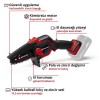Einhell GE PS 18/15 Li BL Solo Akü Hariç 18V 150mm 1/4 28diş Akülü Mini Testere