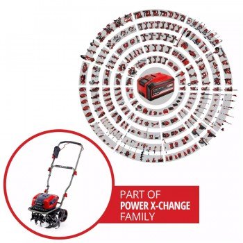 Einhell GP CR 36/45 Li E BL 36V 25x45cm 23.8kg Solo Akü Hariç Akülü Çapa Makinesi