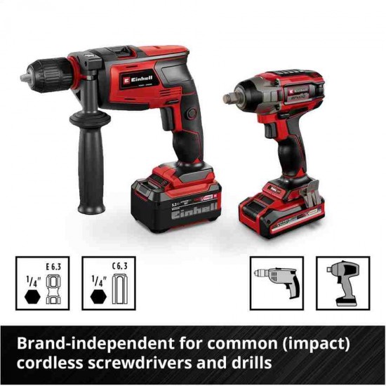 Einhell ımpa XL BOX Kombi 95 parça Çantalı Matkap Bits Uç Seti