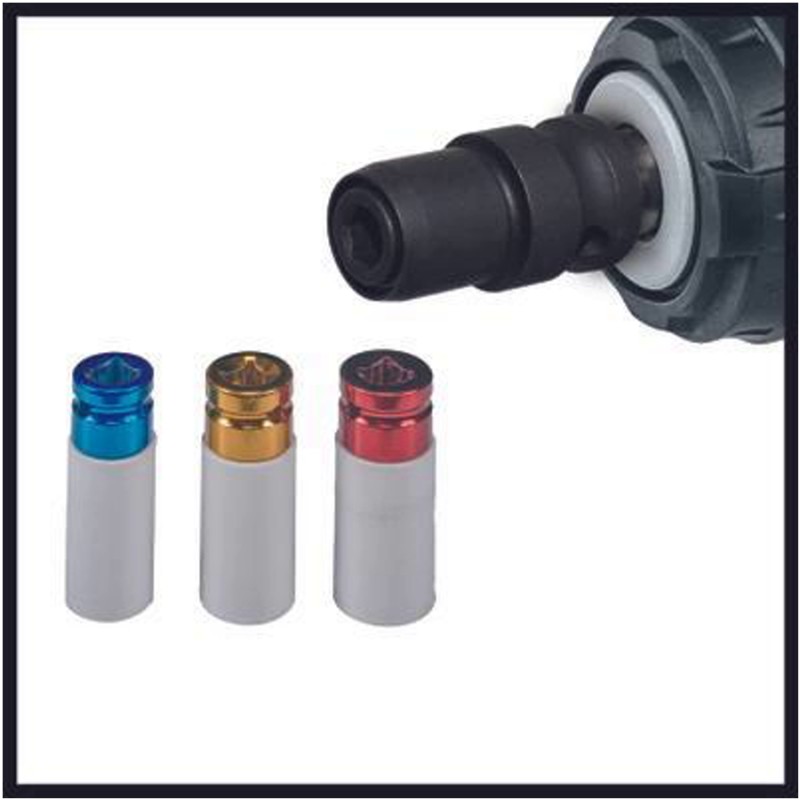 Einhell IMPAXXO 18/400 18V 400Nm Kömürsüz Darbeli Solo Akü Hariç Akülü Somun Sıkma