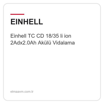 Einhell TC CD 18/35 li ion 2Adx2.0Ah Akülü Vidalama