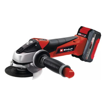Einhell TE AG 18/115 li ion Kit 1Adx4Ah Usta Çantası+Aksesuar Akülü Avuç Taşlama