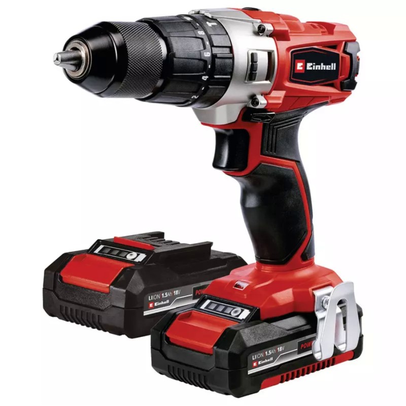 Einhell TE CD 18/2 li ion Kit 2Adx1.5Ah Darbeli Akülü Vidalama