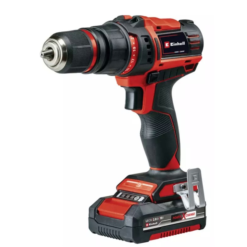 Einhell TE CD 18/45 3X li ion 1Adx2Ah Akülü Vidalama Set