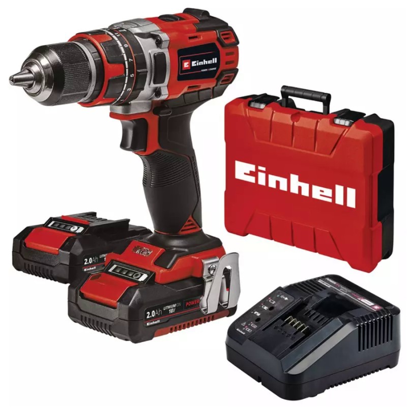 Einhell TE CD 18/50 Li i BL 2Adx2.0Ah Darbeli Akülü Vidalama