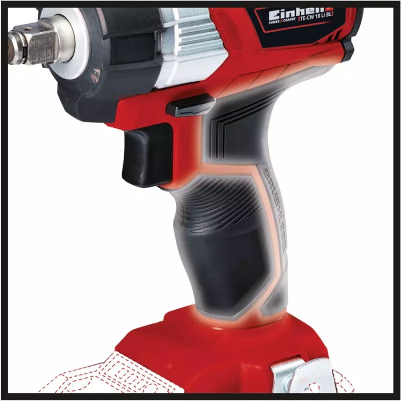 Einhell TE CW 18Li BL 1/2 215Nm Solo Akü Hariç Darbeli Akülü Somun Sıkma