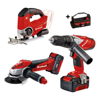 Einhell TE TK 18 Li Kit (AG+CD+JS) Akülü Makine Seti