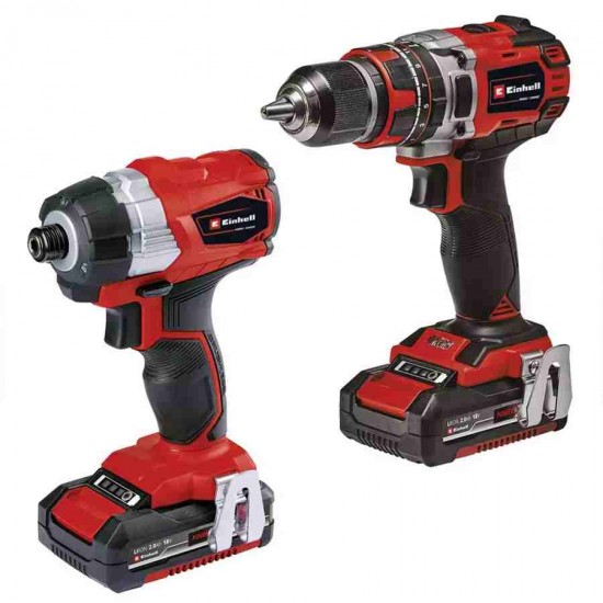 Einhell TP 18V BL Akülü Darbeli Matkap ve Akülü Vidalama İki Akülü Set