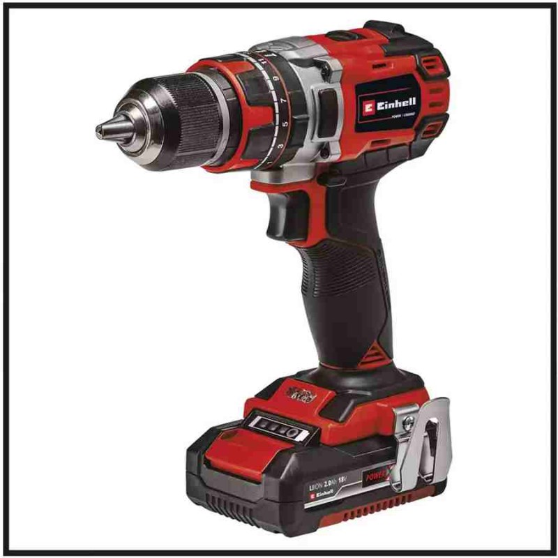 Einhell TP 18V BL Darbeli Akülü Matkap ve Akülü Vidalama İki Akülü Set