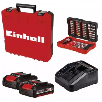 Einhell TP CD 18/60 Li i BL Metal Dişli+39Parça 2x2.0Ah+Şarj Akülü Darbeli Matkap Seti