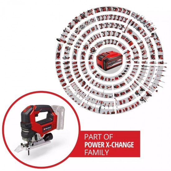 Einhell TP JS 18/135 Li BL 18V 135mmAhşap 10mmÇelik 3500dk 2.19kg Solo Akü Hariç Akülü Dekupaj Testere