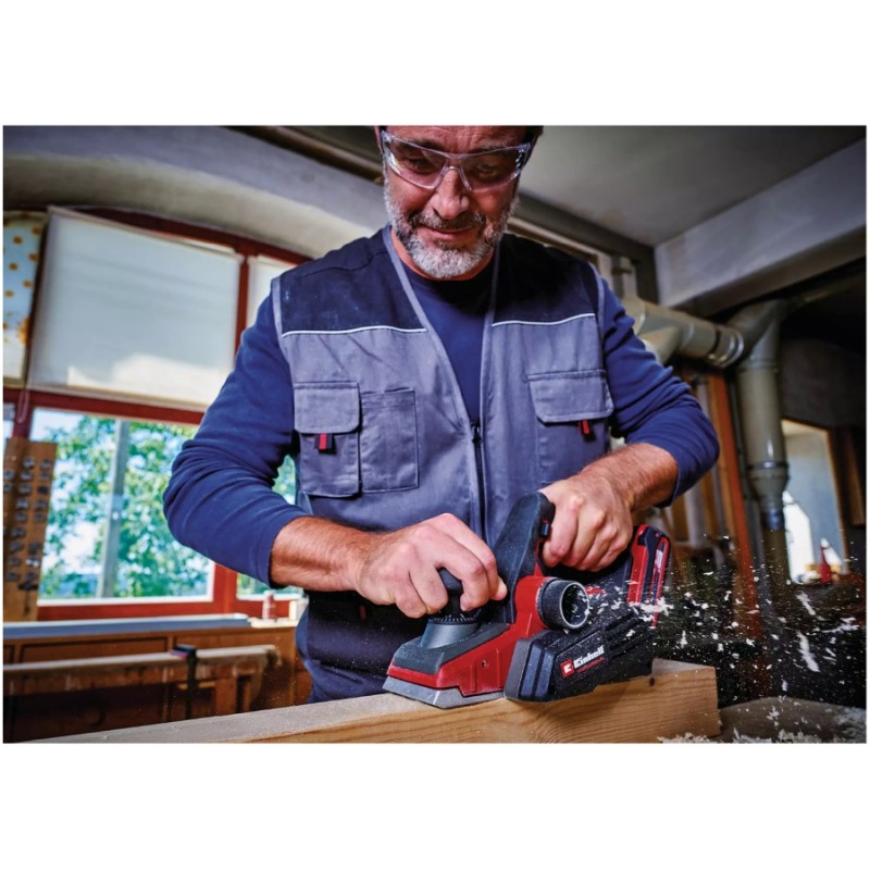 Einhell TP PL 18/3 Li BL 18V 3mm derinlik 82mm genişlik 2.63kg Solo Akü Hariç Akülü Planya Makinesi