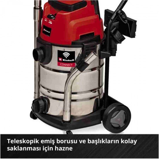 Einhell TP VC 36/30 S Auto Solo Akü Hariç Akülü Islak/Kuru Süpürge