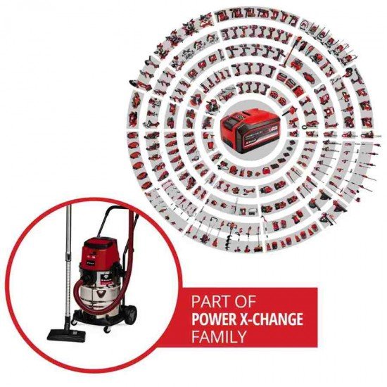 Einhell TP VC 36/30 S Auto Solo Akü Hariç Akülü Islak/Kuru Süpürge