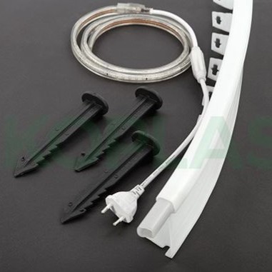 Ekoplas Power Edge 10m LED Işıklı Beyaz Plastik Çim Sınırlayıcı