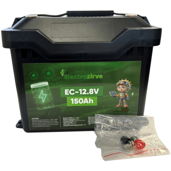 Electrozirve 12.8V 150Ah Lifepo4 li ion Akü