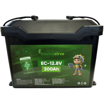 Electrozirve 12.8V 300Ah Lifepo4 li ion Akü