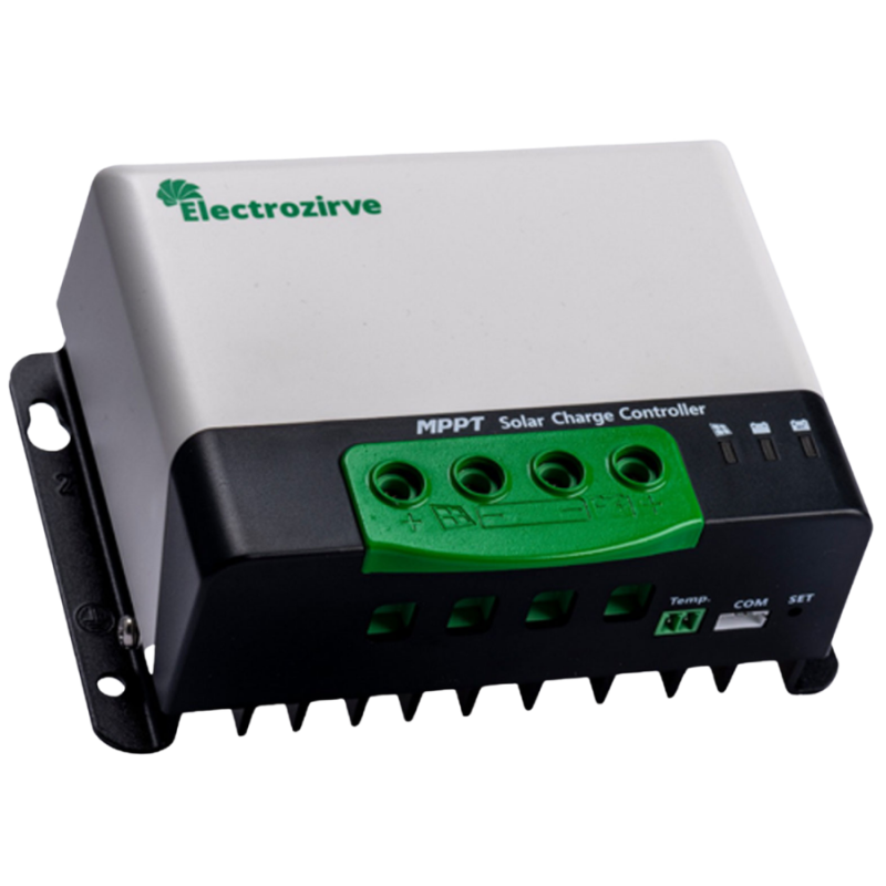 Electrozirve MC2420 12V 260W 20Ah 100Vdc 650gr MPPT Solar Şarj Kontrol Cihazı Electrozirve MC2420 12V 260W 20Ah 100Vdc 650gr MPPT Solar Şarj Kontrol Cihazı