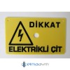 Eminent EC048 1ad Elektrikli Çit Uyarı Levhası