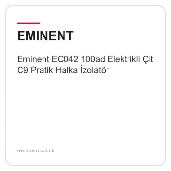 Eminent EC042 100ad Elektrikli Çit C9 Pratik Halka İzolatör