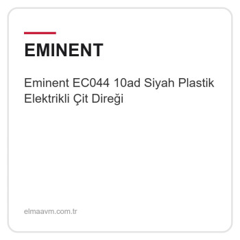 Eminent EC044 10ad Siyah Plastik Elektrikli Çit Direği Eminent EC044 10ad Siyah Plastik Elektrikli Çit Direği