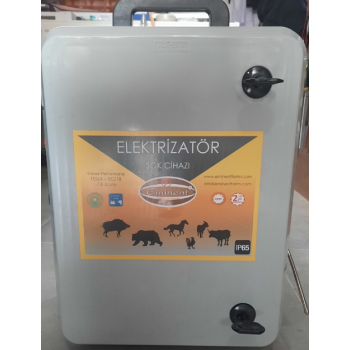 bluebee EC09 giriş12V Çıkış15000V 7.8joule Panolu Elektrikli Çit Cihazı Pro Set