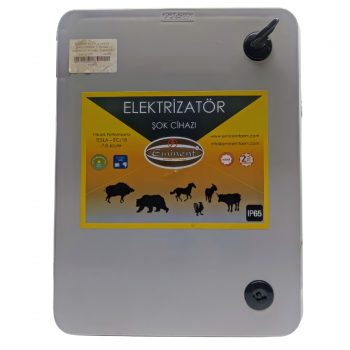 Eminent EC09 giriş12V Çıkış15000V 7.8joule Panolu Elektrikli Çit Cihazı Pro Set