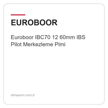 Euroboor IBC70 12 60mm IBS Pilot Merkezleme Pimi