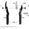Felco 5 25mm 310gr Baypas Budama Makası