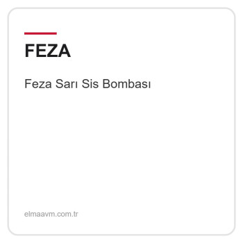 Feza Sarı Sis Bombası