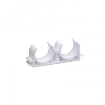 Fırat 20mm 19x29.6x64.4x30mm 3/4 PPRC Çiftli Boru Kelepçe Fırat 20mm 19x29.6x64.4x30mm 3/4 PPRC Çiftli Boru Kelepçe
