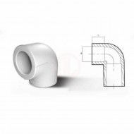 Fırat 25mm 1inç 24.5x16mm PPRC 90 derece Dirsek