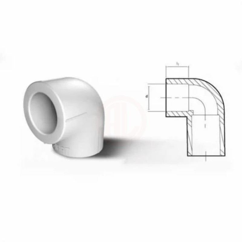 Fırat 25mm 1inç 24.5x16mm PPRC 90 derece Dirsek Fırat 25mm 1inç 24.5x16mm PPRC 90 derece Dirsek