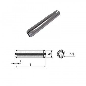 bluebee DIN1481 ISO8750 5x25mm Siyah Yarıklı Pim bluebee DIN1481 ISO8750 5x25mm Siyah Yarıklı Pim