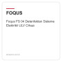 Foqus FS 04 Detenfektan Sisleme Elektrikli ULV Cihazı