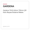 Gardena 700 B 40mm 700mm Çift Kollu Baypas Budama Makası