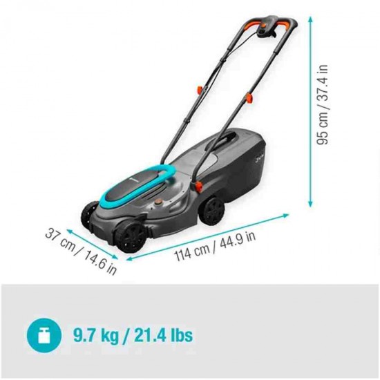 Gardena PowerMax 32/1200 G2 1200W 32cm 30lt Elektrikli Çim Biçme Makinesi