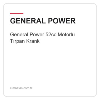 General Power 52cc Motorlu Tırpan Krank General Power 52cc Motorlu Tırpan Krank