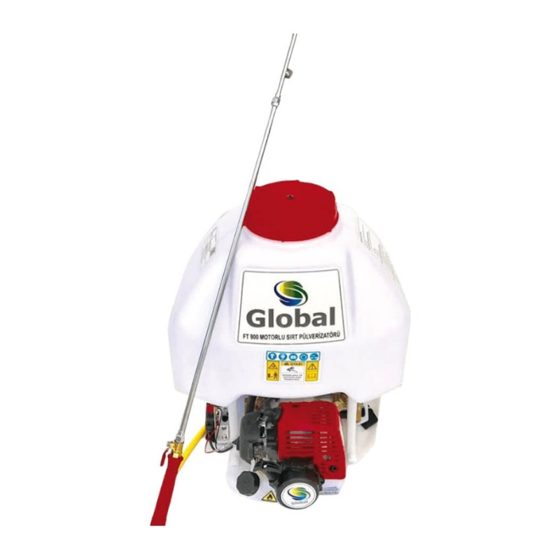 Global Taral FT900 25lt 1hp 24.4cc 10.5kg Benzinli Sırt Tipi İlaçlama Makinesi