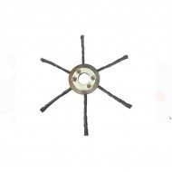 Greentech 6 Kollu Çelik Telli Kaldırım Temizleme Motorlu Tırpan Başlığı Greentech 6 Kollu Çelik Telli Kaldırım Temizleme Motorlu Tırpan Başlığı