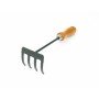 Handy 1108 Ahşap Saplı El Tipi Çim ve Yaprak Tırmığı