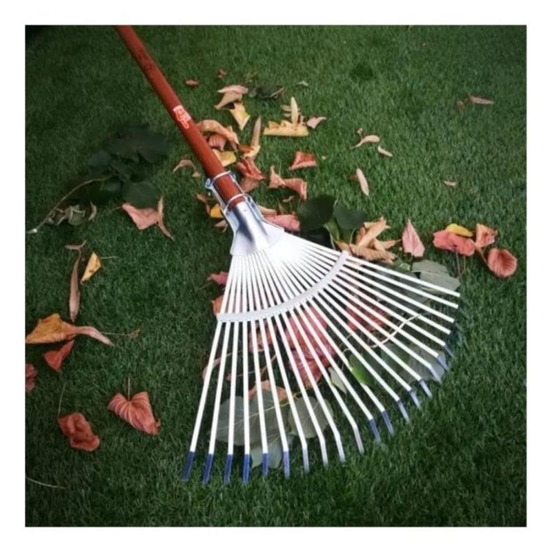 Handy 3006130 130cm 32/50cm 22 Parmaklı Ayarlı Saplı Çim Tırmığı