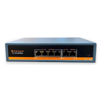 Hikvision KR F0420FBL A 10/100 Megabit 4+2 POE Switch Hikvision KR F0420FBL A 10/100 Megabit 4+2 POE Switch