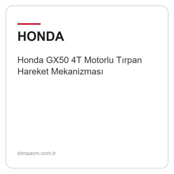 Honda GX50 4T Motorlu Tırpan Hareket Mekanizması