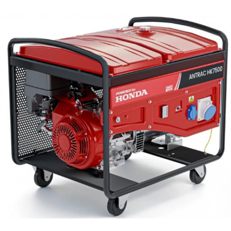Honda HK7500 GX390 7.5kVa 9.3kW 13bg 389cc 108kg Tekerli Marşlı Monofaze Benzinli Jeneratör Honda HK7500 GX390 7.5kVa 9.3kW 13bg 389cc 108kg Tekerli Marşlı Monofaze Benzinli Jeneratör