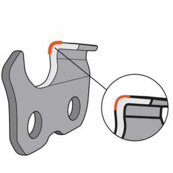 Husqvarna 21LGX 1diş .325" 1.5mm .058" XCUT S35G Yarım Köşeli Kesik Kutu Zincir