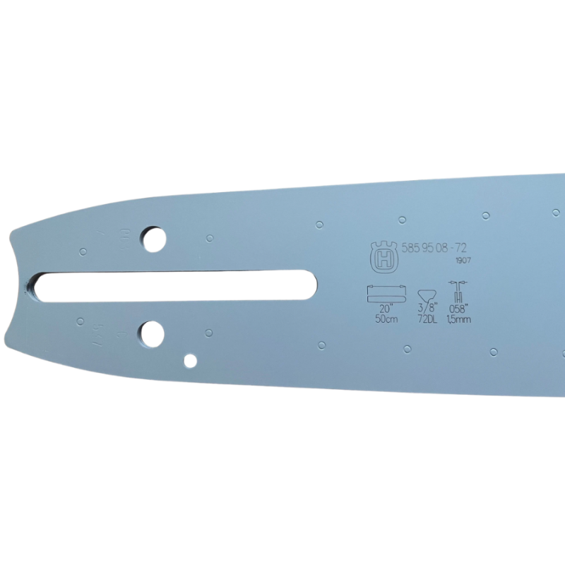 Husqvarna 50cm 20 1.5mm .058 3/8 36diş Makaralı Kapalı Kılavuz Pala