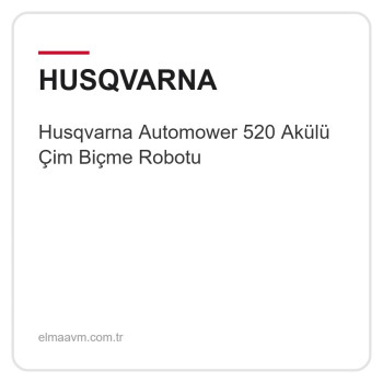 Husqvarna Automower 520 Akülü Çim Biçme Robotu