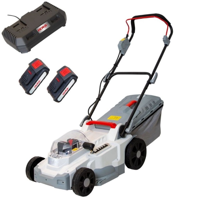 Ikra 77010300 ICM 2/2037/SF8A110JW 40V 2.0Ah 37cm 40dk/sa 40lt Akü Dahil Akülü Çim Biçme Makinesi
